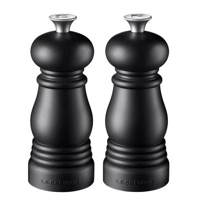 Moedores Pimenta e Sal 11 cm Preto Matte Black Le Creuset