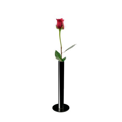 Vaso Solitário Niquel Preto Black Riva