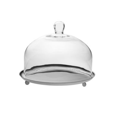 Boleira Gioia Grande Prata Inox Riva