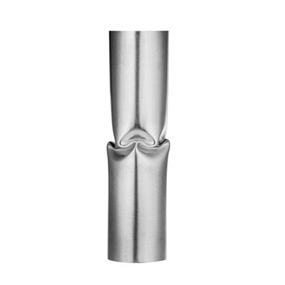 Vaso Amasso Frozen Medio Prata Silver Riva