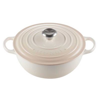 Panela Marmita Gourmet Signature 26 cm Branco Meringue Le Creuset