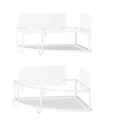 Prateleira Cubiko Curvado 2 Peças Branco Umbra