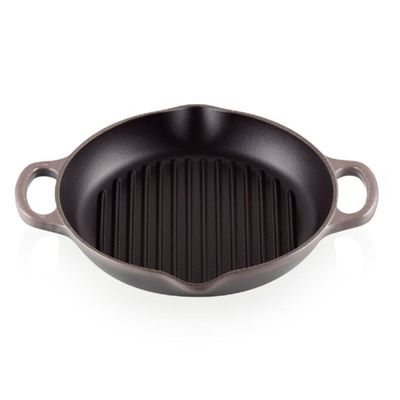 Grelha Redonda Funda Signature 25 cm Cinza Flint Le Creuset