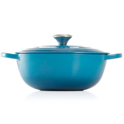 Panela Marmita Gourmet Signature 26 cm Azul Marseille Le Creuset