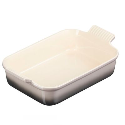 Travessa Retangular 26 cm Heritage Cinza Flint  Le Creuset