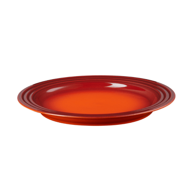 Prato Raso 2 Peças 22 cm Vermelho Cayenne Le Creuset