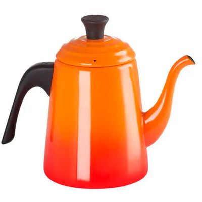 Bule Aço Esmaltado 700 ml Laranja Le Creuset
