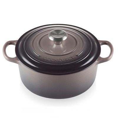 Panela Redonda Signature 26 cm Cinza Flint Le Creuset
