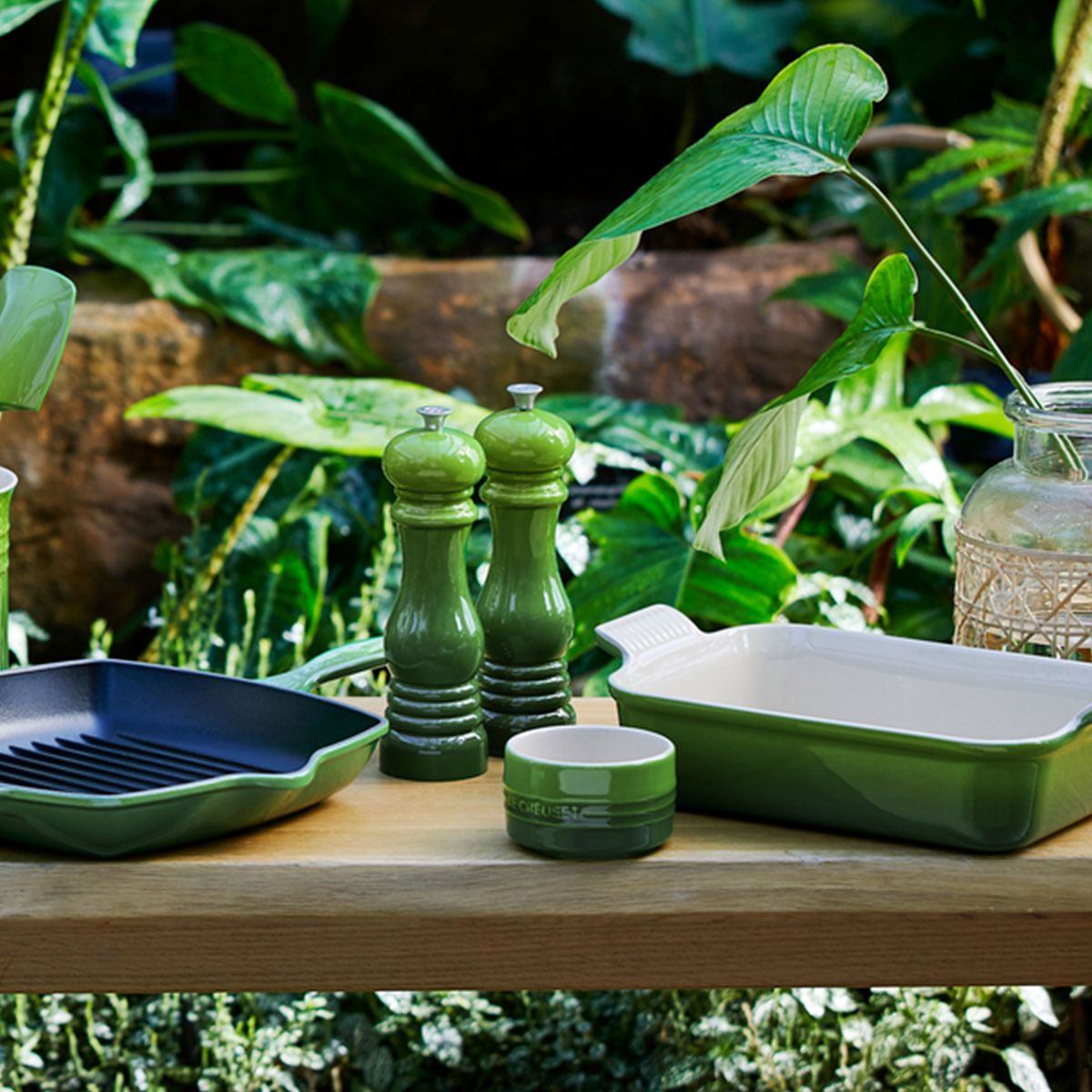 Moedor de Sal Verde Bamboo Green Le Creuset