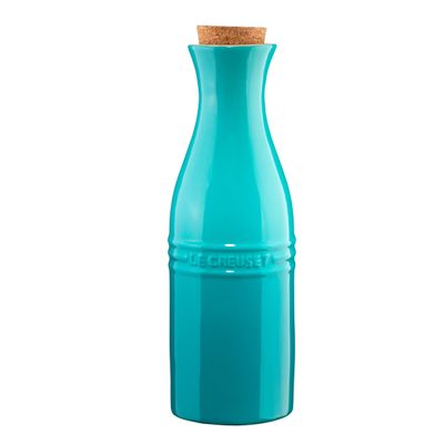Garrafa de Água com Rolha 750 ml Azul Caribe Le Creuset