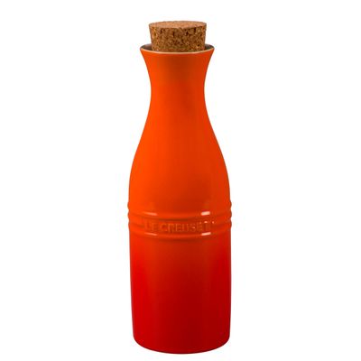Garrafa de Água com Rolha 750 ml Laranja Le Creuset