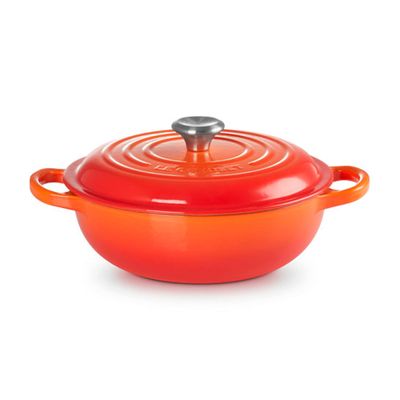 Panela Marmita Gourmet Signature 22 cm Laranja Le Creuset