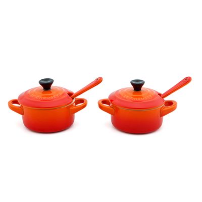 Potes Kit 2 Peças Molho e Condimento Laranja Le Creuset