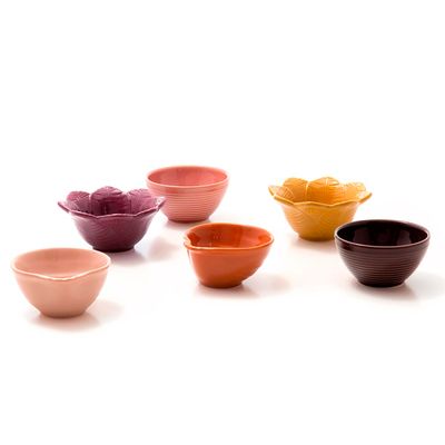 Bowls Cumbucas Kit Especiarias 6 Peças Porto Brasil