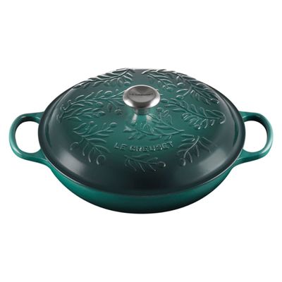 Caçarola Buffet Signature Oliver Branch 30 cm Verde Artichaut Le Creuset