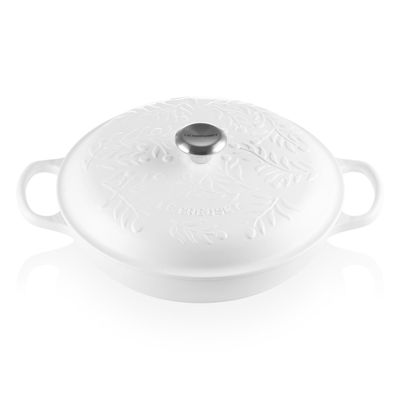 Caçarola Buffet Signature Oliver Branch 30 cm Branco Cotton Le Creuset