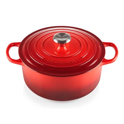 Panela Redonda Signature 30 cm Vermelho Le Creuset