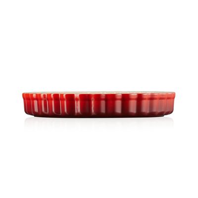 Travessa para Flan Heritage 28 cm Vermelha Le Creuset