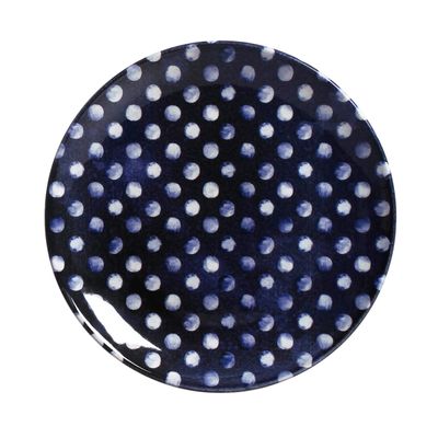 Pratos Sobremesa Coup Polka Dots Off White 6 Peças Colorido Porto Brasil