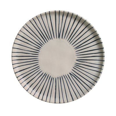 Pratos Sobremesa Bio Stoneware Elemento 6 Peças Cinza Porto Brasil