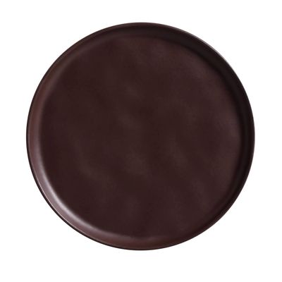 Pratos Sobremesa Bio Stoneware Oak 6 Peças Marrom Porto Brasil
