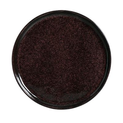 Pratos Sobremesa Bio Stoneware Grape Matte Roxo 6 Peças Porto Brasil
