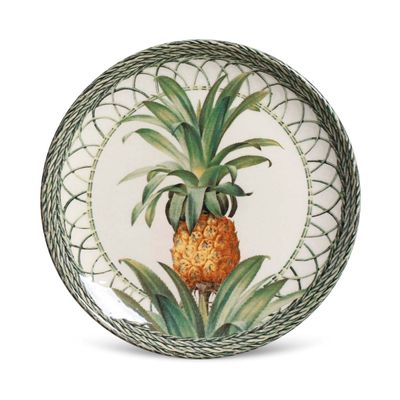 Pratos Sobremesa Coup Pineapple Green 6 Peças Colorido Porto Brasil
