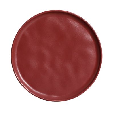 Pratos Sobremesa Bio Stoneware 6 Peças Vermelho Berry Porto Brasil