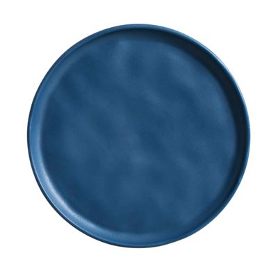 Pratos Sobremesa Bio Stoneware Boreal 6 Peças Azul Porto Brasil