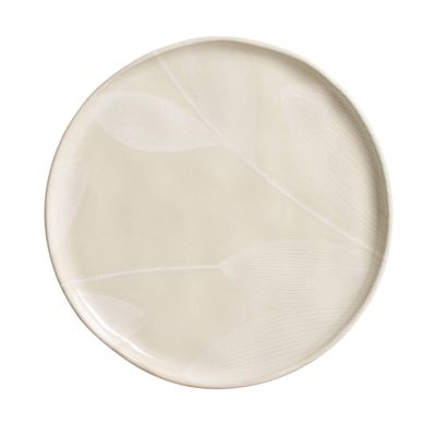 Pratos Sobremesa Bio Stoneware Açucena 6 Peças Cinza Porto Brasil
