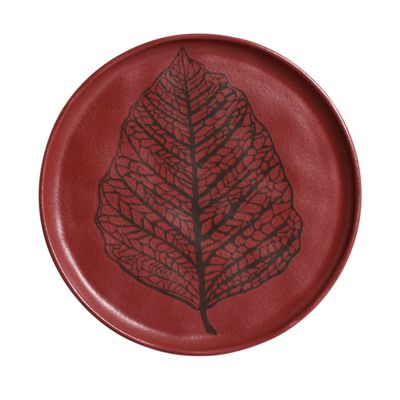 Pratos Sobremesa Bio Stoneware Eco 6 Peças Vermelho Porto Brasil