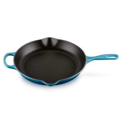 Frigideira Skillet Redonda com Alça Signature 26 cm Azul Chambray Le Creuset
