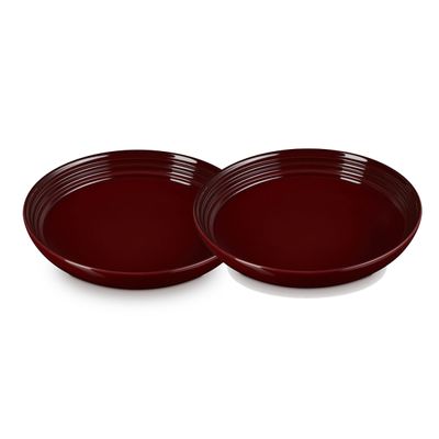 Prato Fundo 2 Peças 22 cm Vermelho Ameixa Rhone Le Creuset
