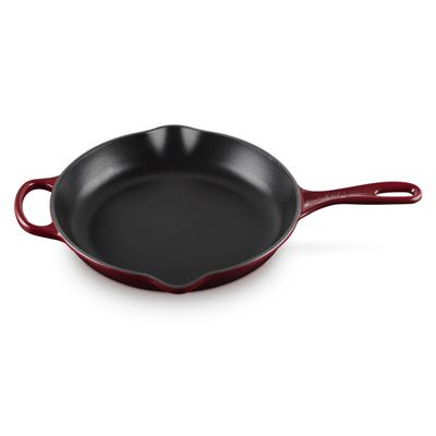 Frigideira Skillet Redonda com Alça Signature 26 cm Vermelho Ameixa Rhone Le Creuset