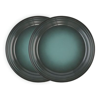 Prato Fundo 2 Peças 22 cm Azul Ocean Le Creuset