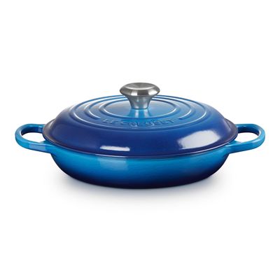 Caçarola Buffet Signature 30 cm Azul Azure Blue Le Creuset