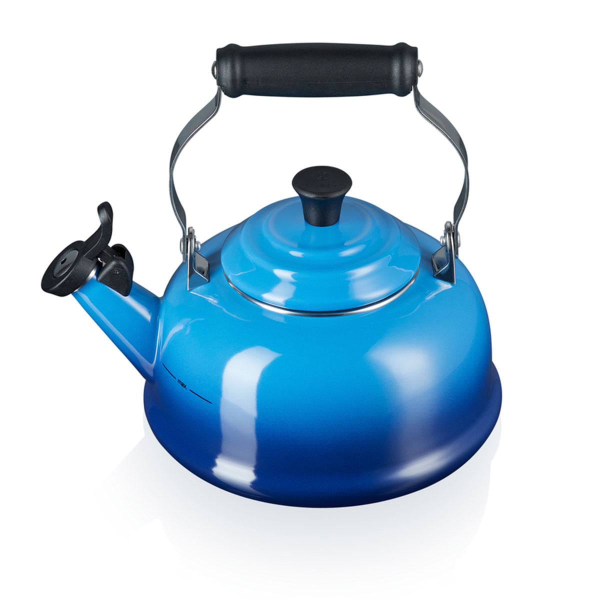   「ブルーパルメッテ」M2575 Chaleira com Apito Tradicional Azul Azure Blue Le Creuset