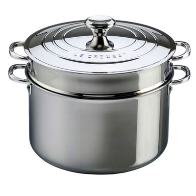 Espagueteira Signature 3-Ply Aço Inox 26 cm Le Creuset
