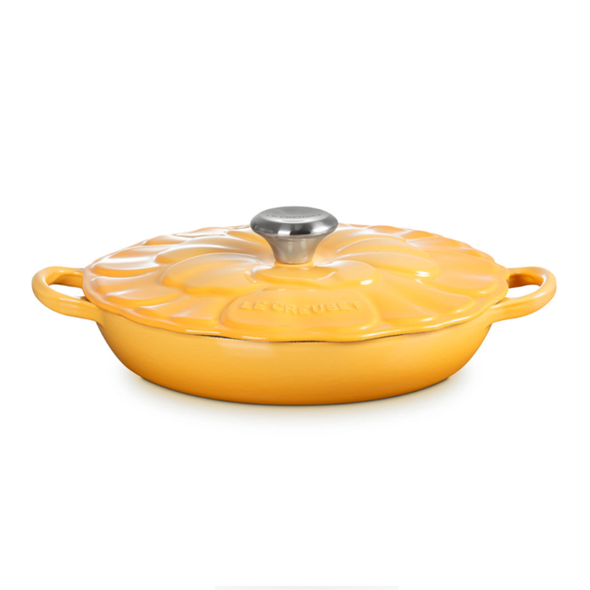 Caçarola Buffet Signature Petal 26 cm Amarelo Honey Le Creuset