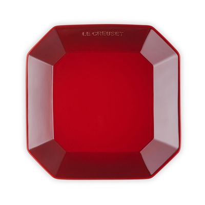 Prato Octagon 28 cm Vermelho Le Creuset