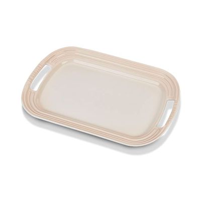 Bandeja de Servir 36 cm Branco Meringue Le Creuset