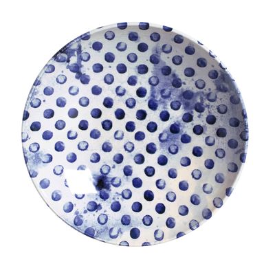 PRATOS FUNDO COUP POLKA DOTS OFF WHITE 6 PEÇAS