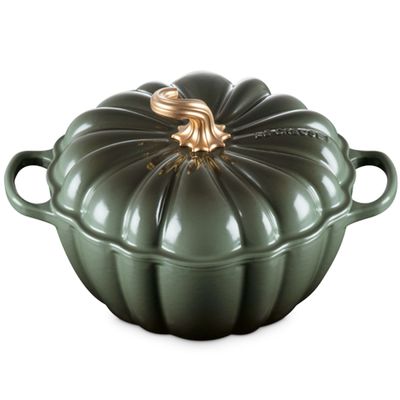 Panela Abóbora Signature 24 cm Verde Thyme Le Creuset