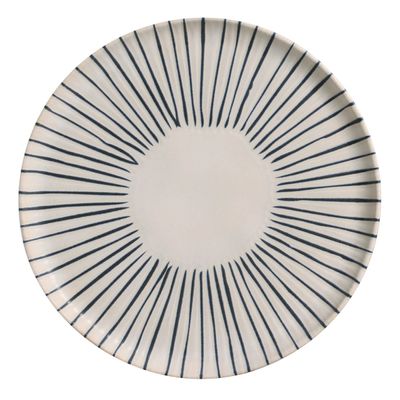 PRATOS RASO BIO STONEWARE ELEMENTO CINZA 6 PEÇAS