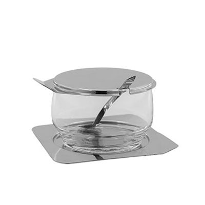 PORTA GELEIA RITRATTO  COM COLHER  INOX