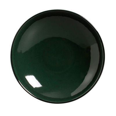 PRATOS FUNDO COUP STONEWARE NATURALE VERDE 6 PEÇAS