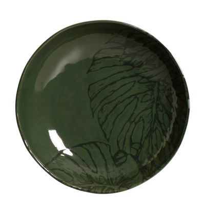 PRATOS FUNDO BIO STONEWARE REVELAR VERDE 6 PEÇAS