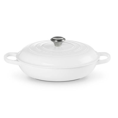Caçarola Buffet Signature 30 cm Branco Cotton Le Creuset