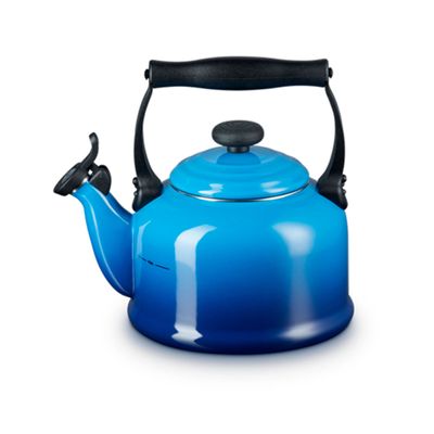 Chaleira com Apito Tradicional Azul Marselle Le Creuset