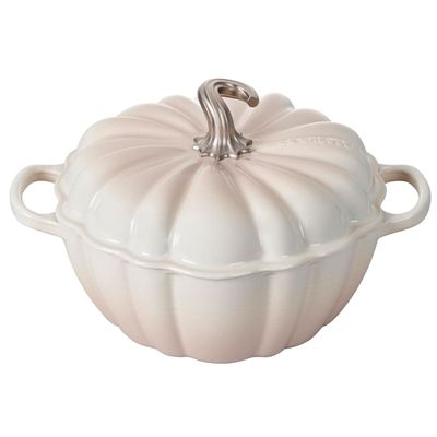 Panela Abóbora Signature 24 cm Branco Meringue Le Creuset